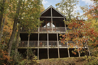 above it all 4 bedroom pet friendly cabin in Gatlinburg by Aunt Bugs Cabin Rentals