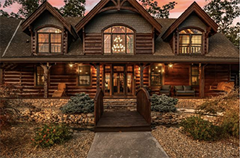 grand mountain getaway 8 bedroom pet friendly cabin in Gatlinburg by Stony Brook Lodging