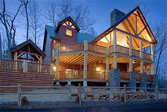 incredible 6 bedroom pet friendly cabin in Gatlinburg by American Patriot Getaways