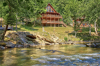 river pleasures 2 bedroom pet friendly cabin in Sevierville by Cabins USA