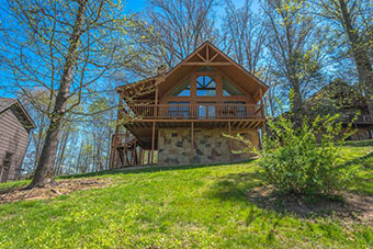 squirrels nest 1 bedroom pet friendly cabin in Pigeon Forge by Fireside Chalets