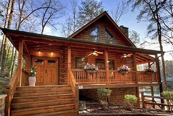waters edge 3 bedroom pet friendly cabin north georgia mountains