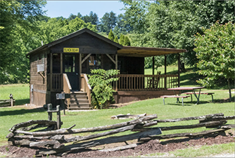 black bear 2 bedroom cabin in bryson city nc by Deep Creek Cabins