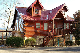 heart of the smokies 3 bedroom pet friendly cabin in Gatlinburg by Diamond Mountain Rentals