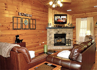 mountain mist 1 bedroom pet friendly cabin by Diamond Rentals