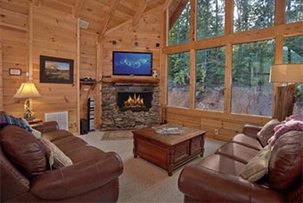 Southern Elegance 5 bedroom pet friendly cabin Wears Valley by American Mountain Rentals