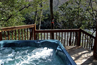 talking waters 2 bedroom cabin north georgia mountains