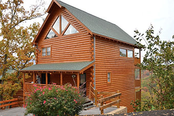 wild mountain honey 3  bedroom pet friendly cabin in Pigeon Forge by Black Bear Ridge Resort