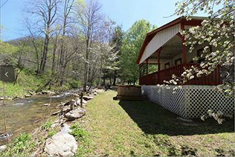 wolfs den 2 bedroom cabin in bryson city nc by Mountain Vista Log cabins